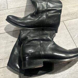 Frye Black Leather Women's Boots